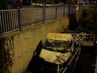 Erenköy Mahallesinde kamyonet sulama kanalına düştü: 2 yaralı