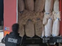 5 Ton kaçak tütün ele geçirildi