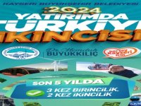 KAYSERİ BÜYÜKŞEHİR, YATIRIMDA TÜRKİYE İKİNCİSİ