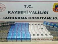 Yapılan aramalarda 600 adet makaron ve 14 bin 590 adet tabanca fişeği ele geçirildi