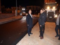 Talas Belediye Başkanı Mustafa Yalçın da sahaya gelerek çalışmaları yerinde inceledi