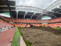 Kayserispor Stadyumunun Çimleri yenileniyor