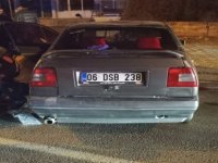 Kayseri’de otomobilin yayaya çarptığı kaza anı kamerada: 2 yaralı