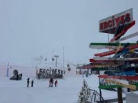 Erciyes Kayak Merkezinde, hafta sonu yoğunluğu yaşanıyor