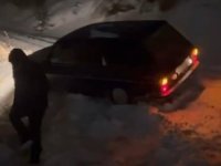 HACILAR'DA YOLDA KALAN 3 KİŞİ KURTARILDI