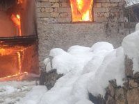 Yahyalı ilçesinde müstakil evde çıkan yangın