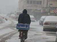 Kayseri’de yılın ilk gününde kar ve sis