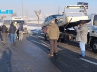 Kayseri'de 14 araçlık zincirleme kaza