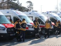 Kayseri’ye tahsis edilen 12 ambulansın teslim töreni gerçekleştirildi