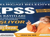 Melikgazi’de KPSS'ye hazırlık kursu başlıyor