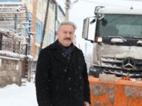 BAŞKAN PALANCIOĞLU KAR YAĞIŞININ BAŞLAMASIYLA SAHADA