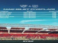 Kayserispor’un Başakşehir maçı biletleri satışa sunuldu