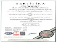 KASKİ, ISO/IEC 27001 SERTİFİKASI İLE BİLGİ GÜVENLİĞİNİ TESCİLLEDİ