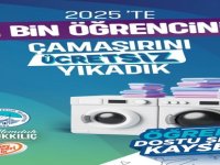 Kayseri’de 11 bin üniversite öğrencisinin çamaşırı ücretsiz yıkandı