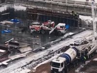 Sahabiye’de kentsel dönüşüm kışa rağmen sürüyor