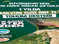 Büyükşehir Belediyesi’nden çiftçilere 2025 yılında 12,5 milyonluk tohum desteği