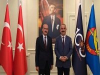 TÜBAF Başkanı Burhan'dan THK Kayyum Heyeti Başkanı Vali Yurtnaç'a Ziyaret
