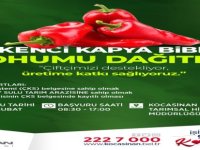 Kocasinan Belediyesi Ücretsiz kapya biberi tohumu dağıtacak