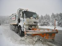 Sarız'da taşımalı eğitime kar engeli