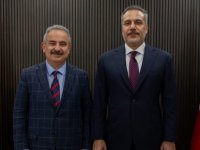 SİNAN BURHAN, DIŞİŞLERİ BAKANI HAKAN FİDAN İLE GÖRÜŞTÜ