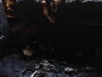 Kayseri'de 9 katlı binada yangın