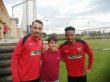 Kayserispor'un Yıldızları minik taraftarı kırmayarak antrenman öncesi hatıra fotoğrafı çektirdiler