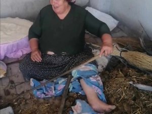 Ebiç köyünde kadınlar, yüzyıllardır devam eden yufka ekmek pişirme geleneğini sürdürüyor